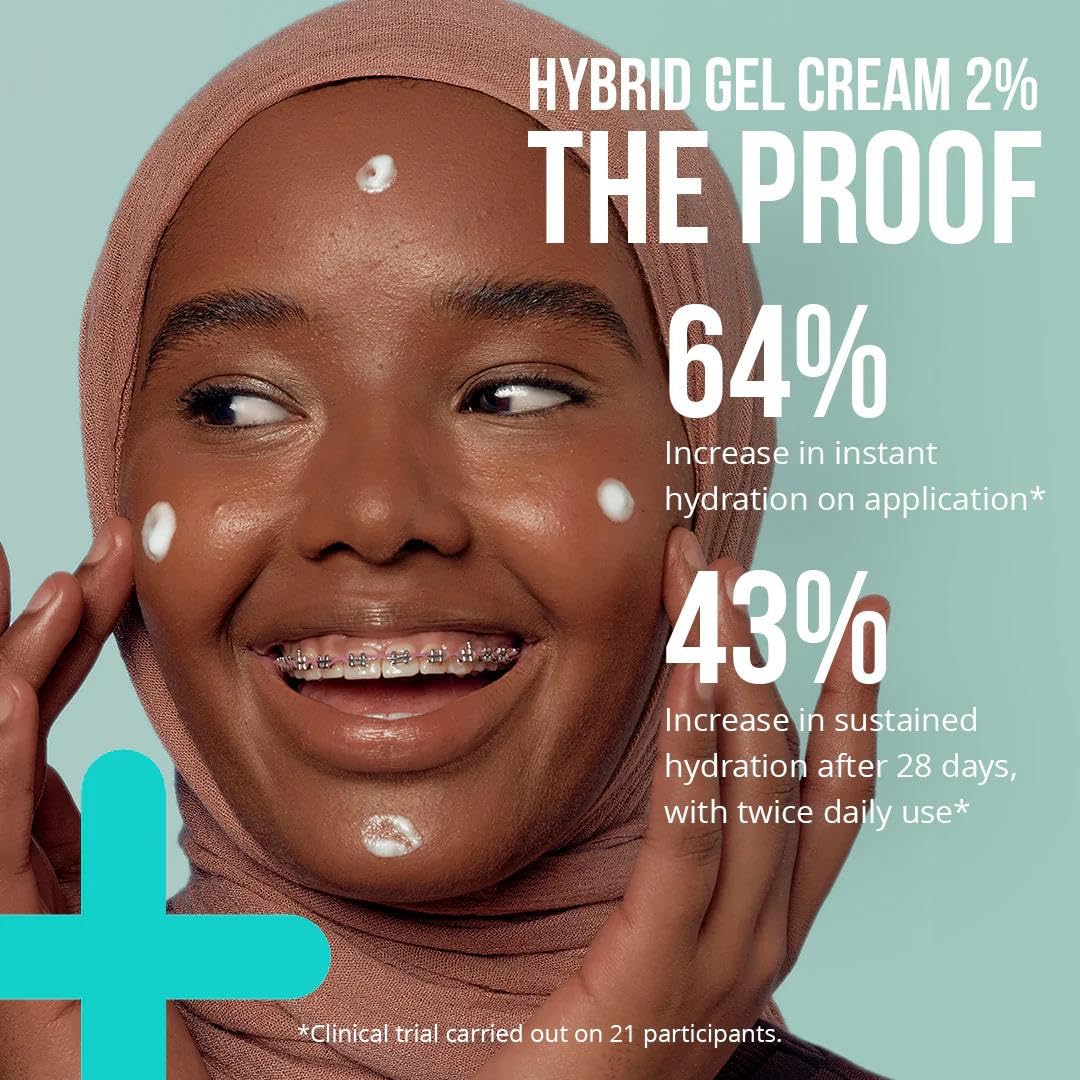 Nip + Fab 2% Hyaluronic Acid Gel Cream for Face Anti-Aging Hydrating Moisturizer for Fine Lines and Wrinkles, Skin-Plumping Skin