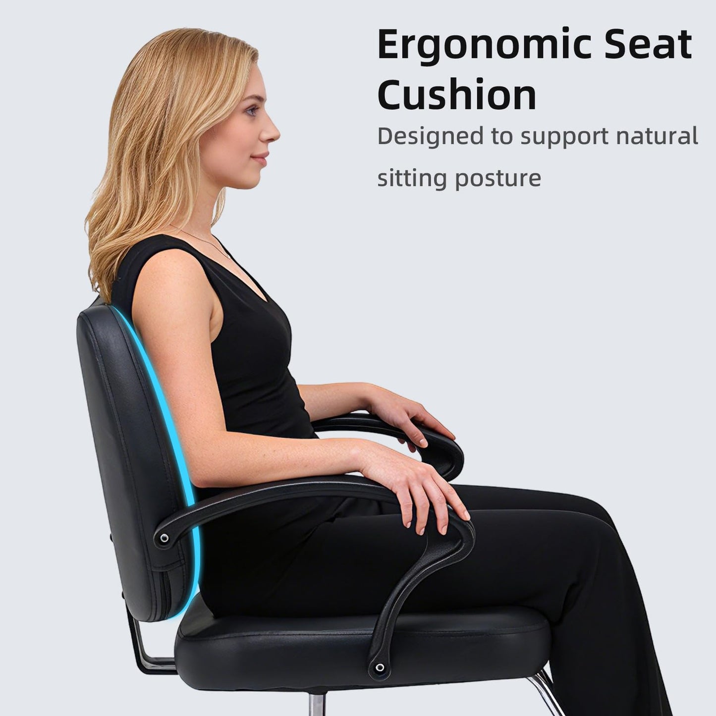 Zevemomo Barber Salon Chair for Hair Stylist, Heavy Duty Hydraulic Pump with 360° Swivel, Adjustable Height Spa Beauty Equipment for Barbershop, Home 350LBS Capacity, Black