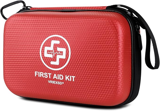 VRIEXSD Premium First Aid Kit, 320 Piece Waterproof Hard Shell Eva First Aid Kit for Home, Camping, Cars, Hiking, Travel, ...