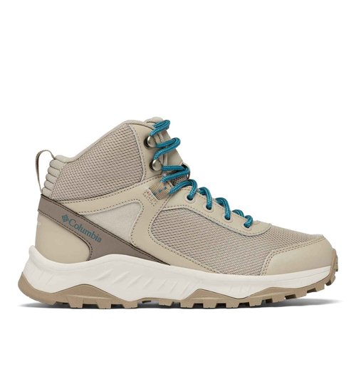 Columbia Women's Trailstorm Ascend Mid Waterproof, Canvas Tan/River Blue, 6.5