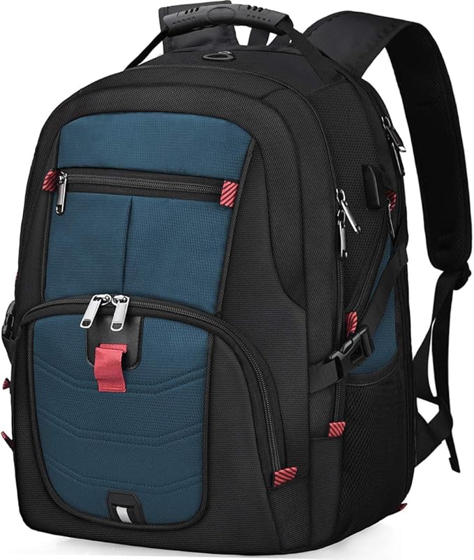 NUBILY Laptop Backpack 17 Inch Waterproof Extra Large TSA Travel Backpack Anti Theft College Business Mens Backpacks with ...