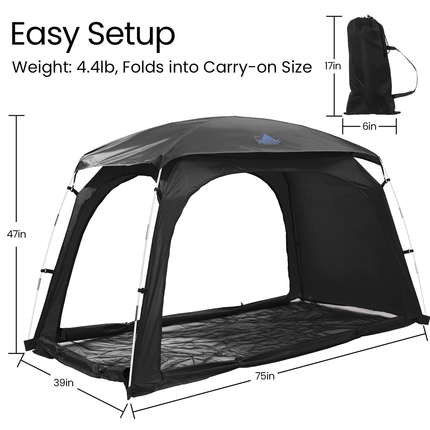 Twin Bed Tent for Kids and Toddlers, CPC Certified Bed Fort, 95% Blackout Sensory Tent for Sleeping, Calming & Privacy, Breathable & Portable, Easy to Use