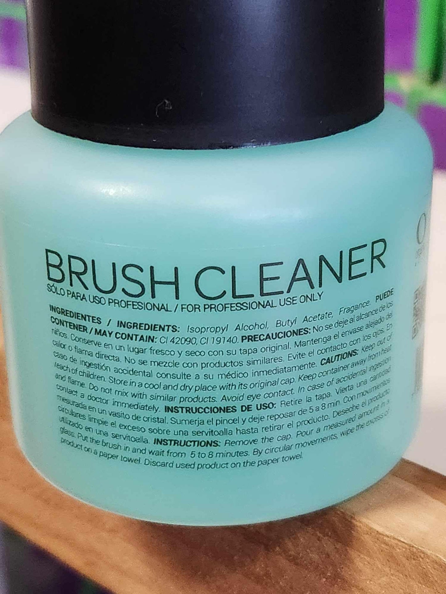 Fantasy Nails Organic Nails Brush Cleaner 4oz liquid solution, 1 Fl Oz (Pack of 1)