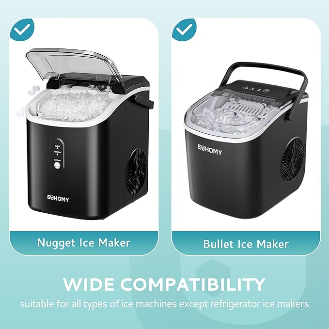 EUHOMY Max 33 Uses Ice Machine Cleaner Descaler (1 Gallon / 3.75L), 128 Fl OZ Ice Maker Cleaner, Ideal Universal Descaling Solution for All Brands Ice Maker, Single Use Coffee and Espresso Machines