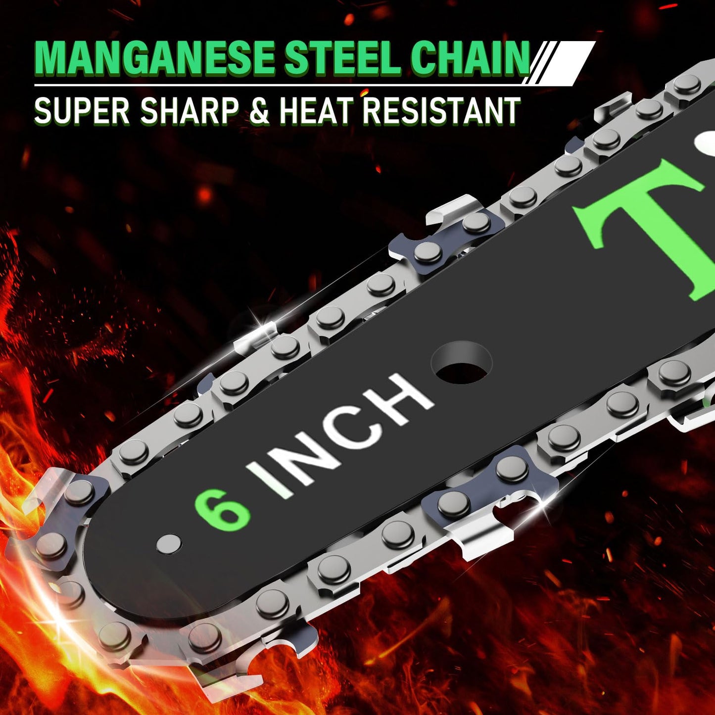 Tietoc Mini Chainsaw 6 Inch with 2 Batteries, Electric Saw Gifts for Men Dad Husband Gardener, Cool Gadgets for Men 2025, Mens Gifts for Fathers Birthday, Perfect Gifts Idea for Mothers Mom Women