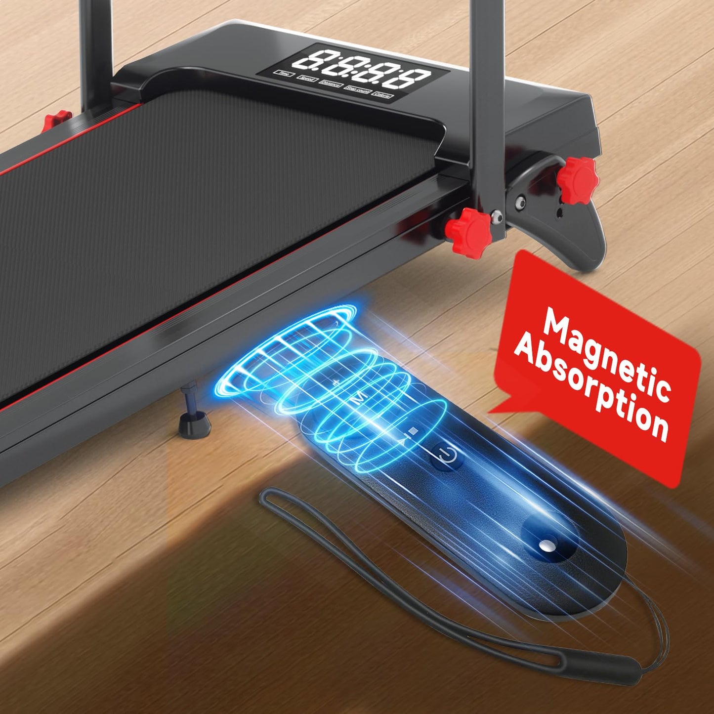 Joxir Walking Pad Treadmill with Incline, 7.5MPH Under Desk Treadmill for Home Office, 360 Lbs Capacity Portable Treadmills with Remote Control, Led Display