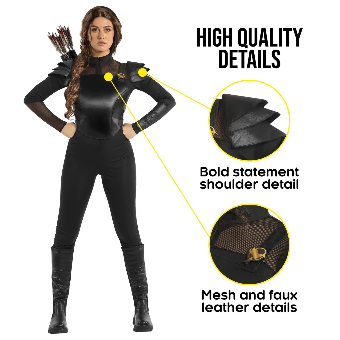 Morph Womens Huntress Costume Halloween Costumes For Women Female Archer Bodysuit Halloween L