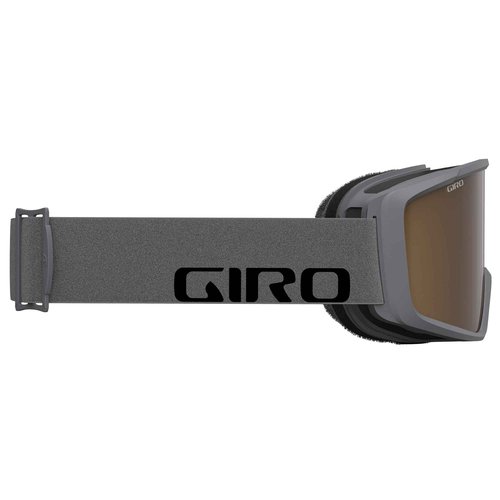 Giro Index 2.0 Asian Fit Adult Snow Goggle - Grey Wordmark Strap with Amber Rose Lens