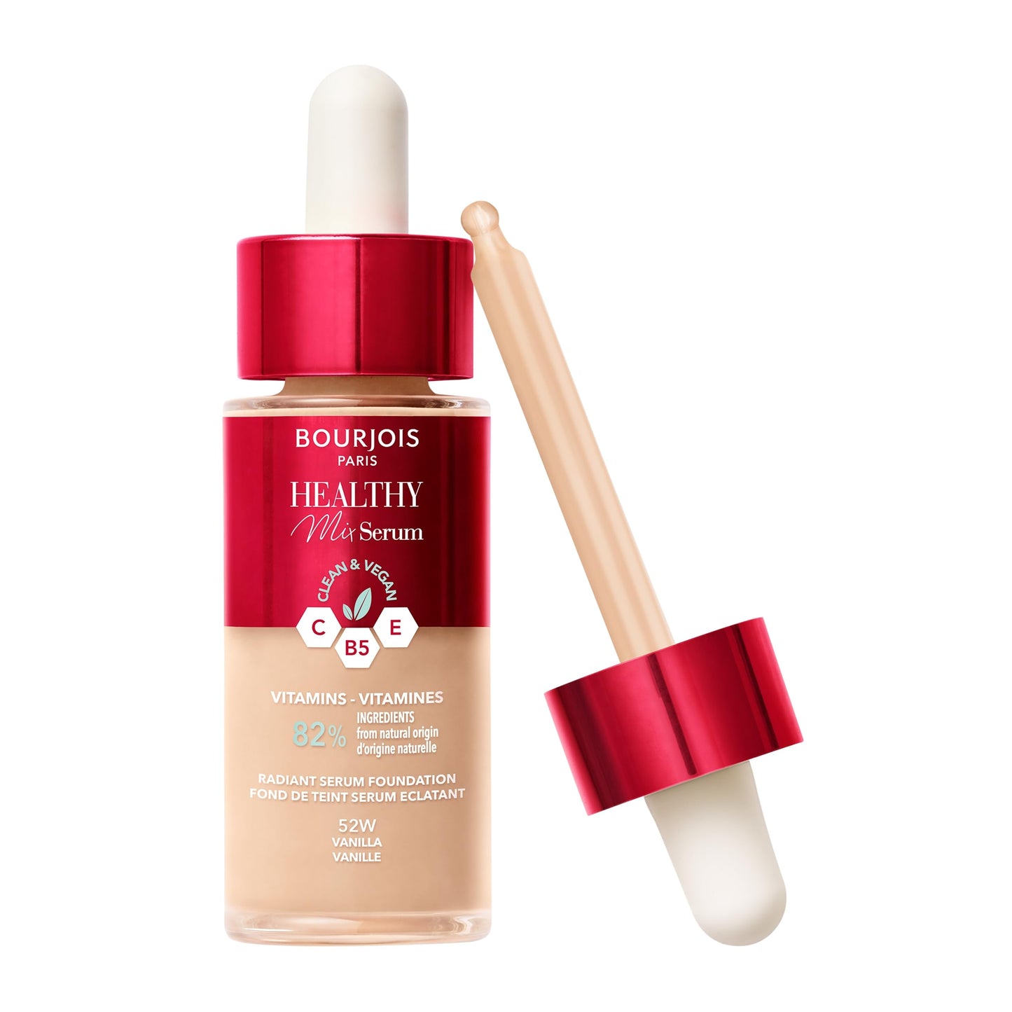 Bourjois Fond de Teint Healthy Mix Serum Foundation for a natural look (52W Vanilla)