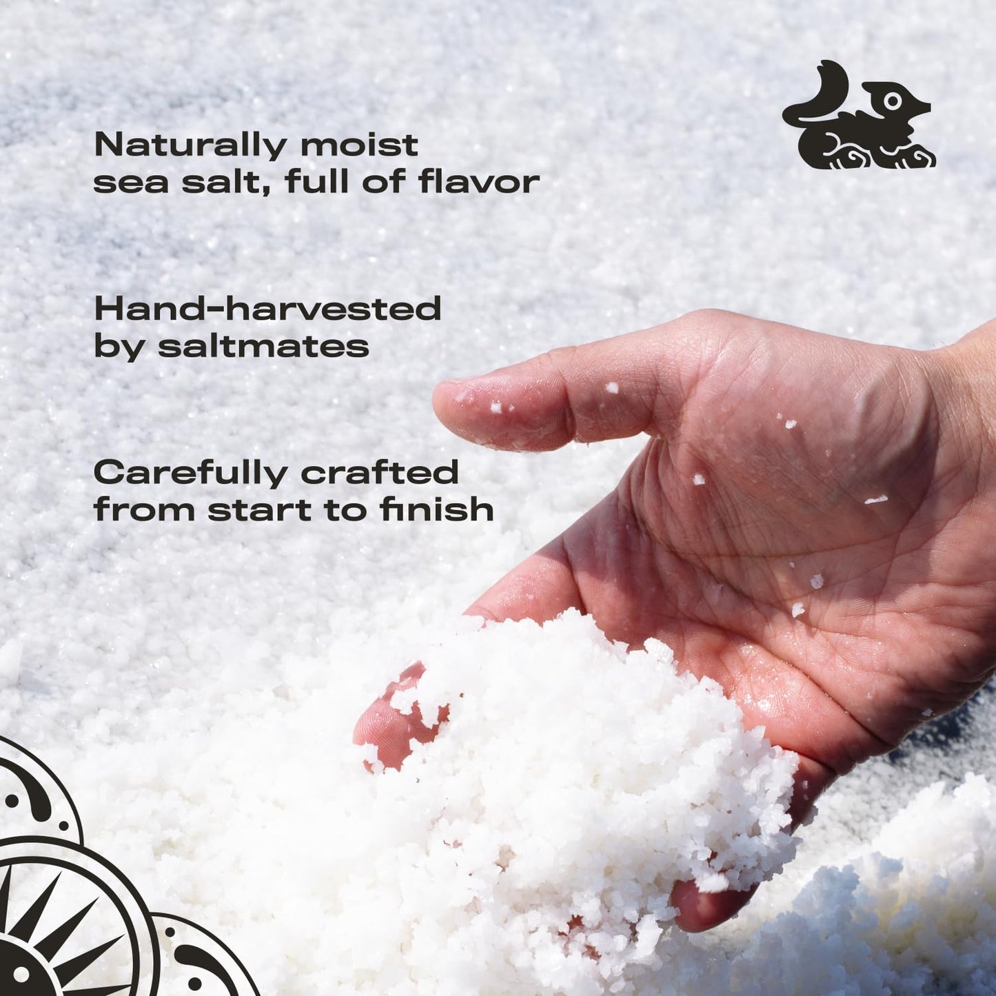 Sí Salt, Colima Sea Salt, Crystals, Kosher, Unrefined, Hand Harvested (18 Oz, Fleur de Sel)