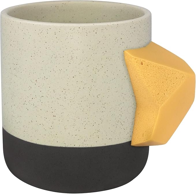 YY Vertical Climbing Mug Evo, Pinch Mug for Rock Climbers and Boulderers, Indoor Bouldering Grip Cup, Unique Gift, Blue