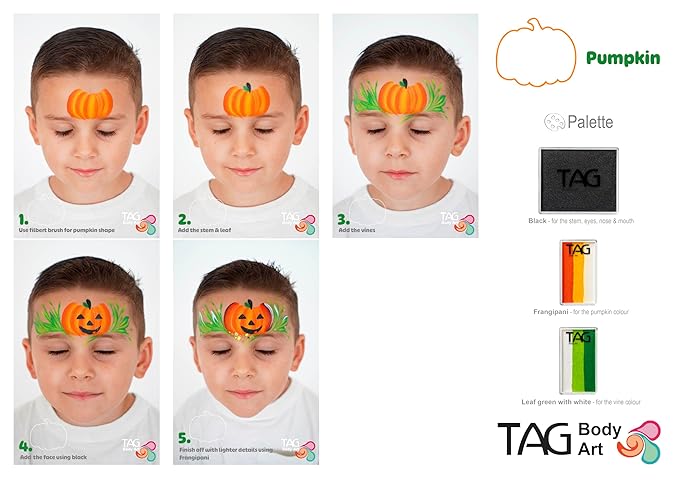 TAG Face and Body Paint - 1 Stroke Split Cake 30g - Frangipani