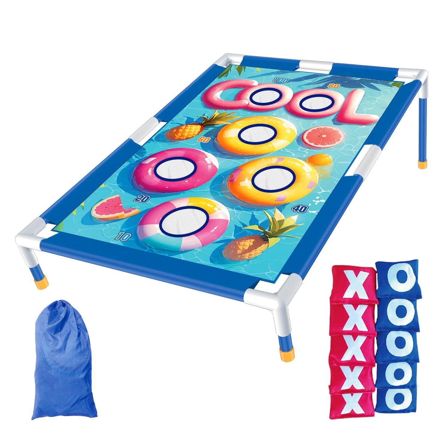 Remit Bean Bag Toss Game, Cornhole Game Set for Kids, Outdoor Fun for Yard Play, Sports & Play Toys for Active Kids 3-8