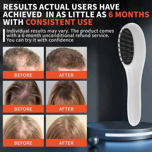 Laser Therapy Hair Growth Comb, Red Light Therapy, Low Level Laser Therapy To Promote Hair Growth in Women and Men