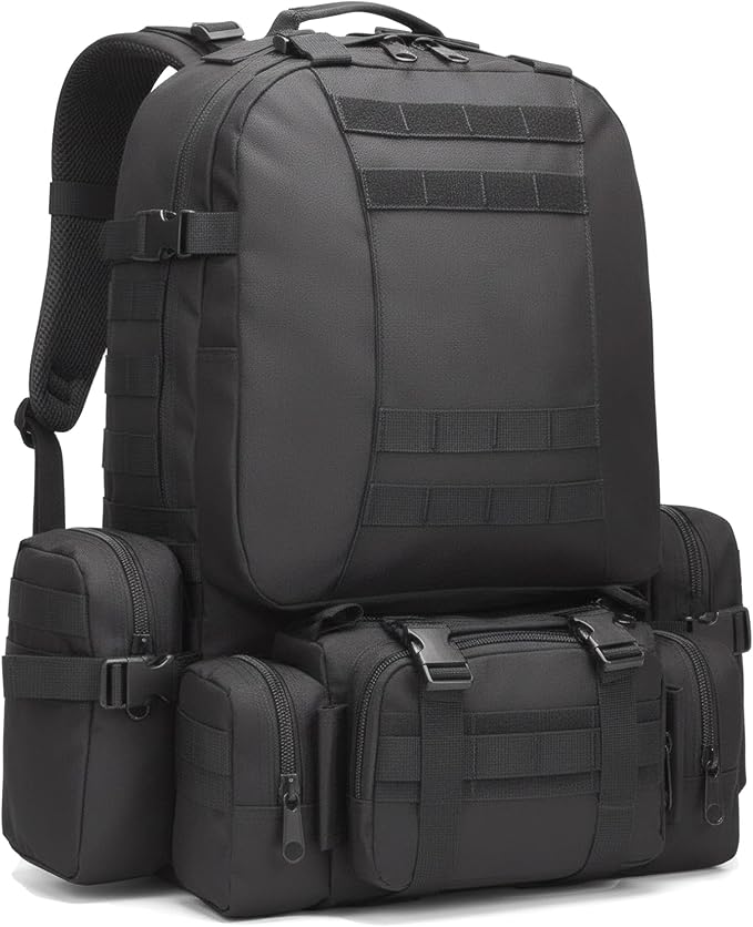 Fortune Edge Military Tactical Backpack for Men 60L Waterproof Bug Out Bag Survival Rucksack Go Bag Emergency Molle System...