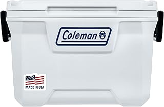 Coleman Marine Cooler with Fully Insulated UV Guard Lid & Body, Keeps Ice for 3+ Days, Great for Boating & Fishing, 52qt/1...