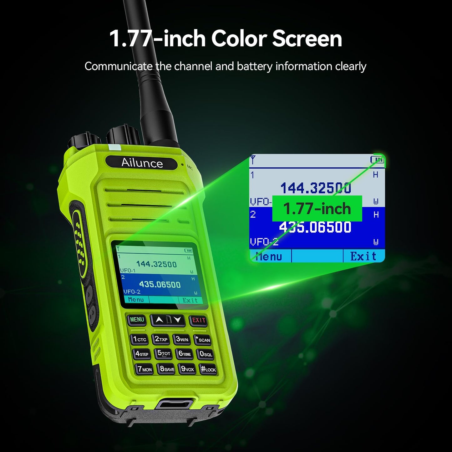 Retevis Ailunce Ha1G Gmrs Radio, Long Range Walkie Talkies, Ip67 Waterproof Two Way Radio, Noaa Weather Alerts, Usb-C Charging,