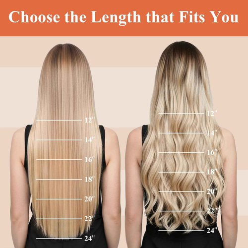 Sunny Hair Wire Hair Extensions Real Human Hair Fish Line Human Hair Extensions Invisible Wire Extensions Darkest Brown #2 18 Inch