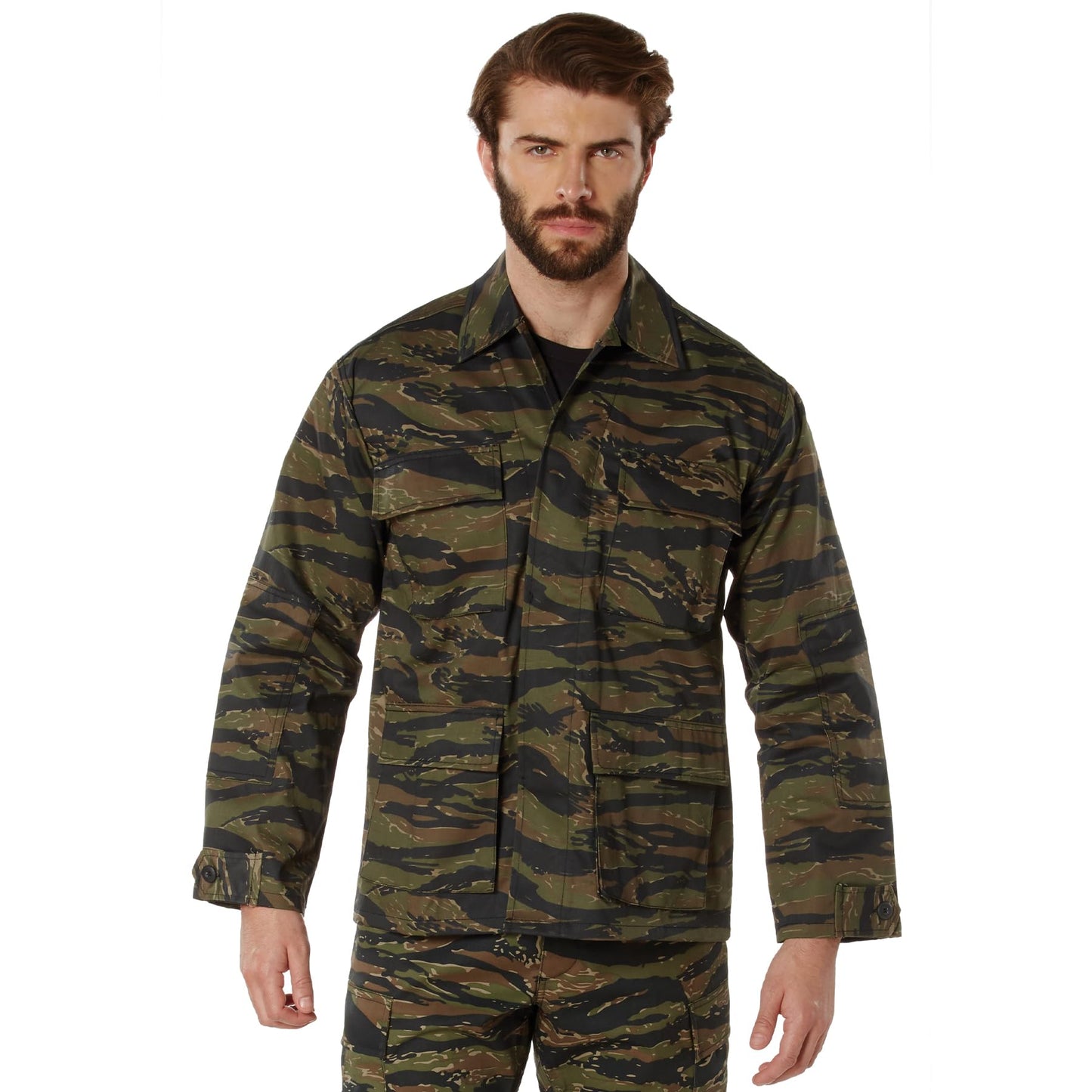 Rothco BDU Shirt, Tiger Stripe, X-Large