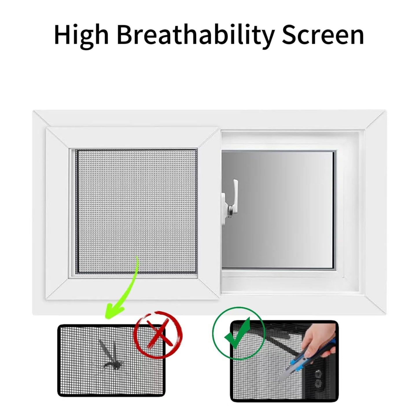 NOOTA Vinyl Basement Window,32" x 14"(14"&16"&18"&20"), Basement Sliding Window with Double Glazing,Sliding Windows with Screen Windows，White