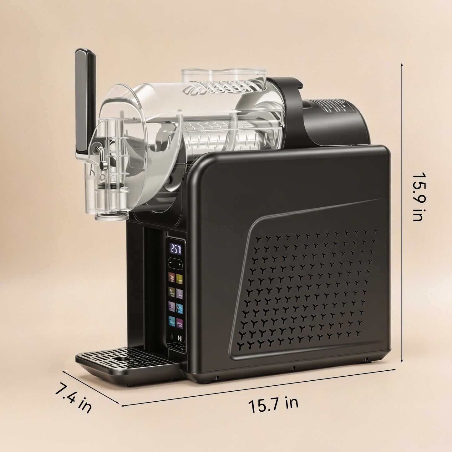 Slushie Machine for Home, Margarita Machine & ICEE Machine, No Ice Needed Frozen Drink Maker with 6 Presets, Self-Cleaning Slushy Machine for Home for Margaritas, Smoothies & Cocktails