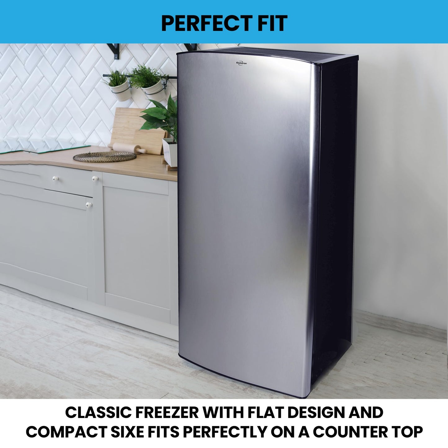 Koolatron Refrigerator - 6.2 Cubic Feet Capacity, White Mini Fridge With Freezer For Kitchen, Bedroom, office, Dorms, Cool Storage For Wine, Beverages, Compact Free Standing, Neveras Pequeñpara