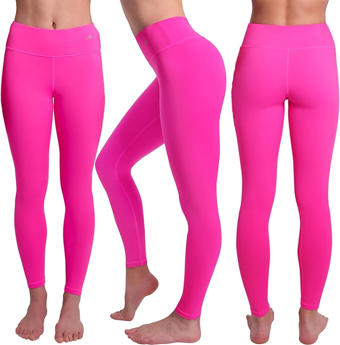 CompressionZ Women's Compression Leggings High Waisted Performance Shaping Gym, Pilates, Travel, Yoga, Workout Pants