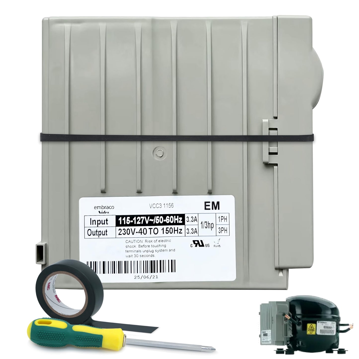 W11567494 W11367579 Refrigerator Inverter Control Board Compatible with Whirlpool Kitchen-Aid and Maytag Refrigerator Models Replaces W11367579 AP7179173 PS16660481 EAP16660481 PD00082189