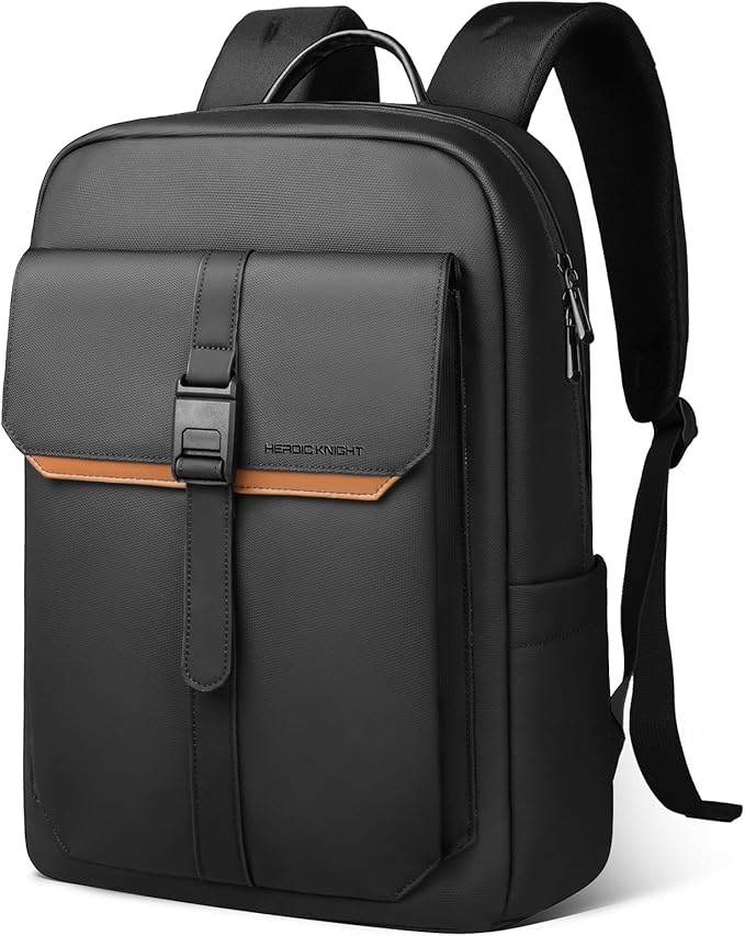 hk Slim Laptop Backpack for Men Women, Lightweight Business Backpacks 15.6 Inch Water-resistant Computer Bag for College W...