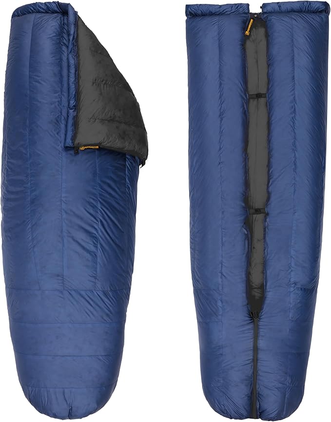 Featherstone Moondance 25 850 Fill Power Down Top Quilt Mummy Sleeping Bag Alternative for Ultralight Backpacking Camping ...