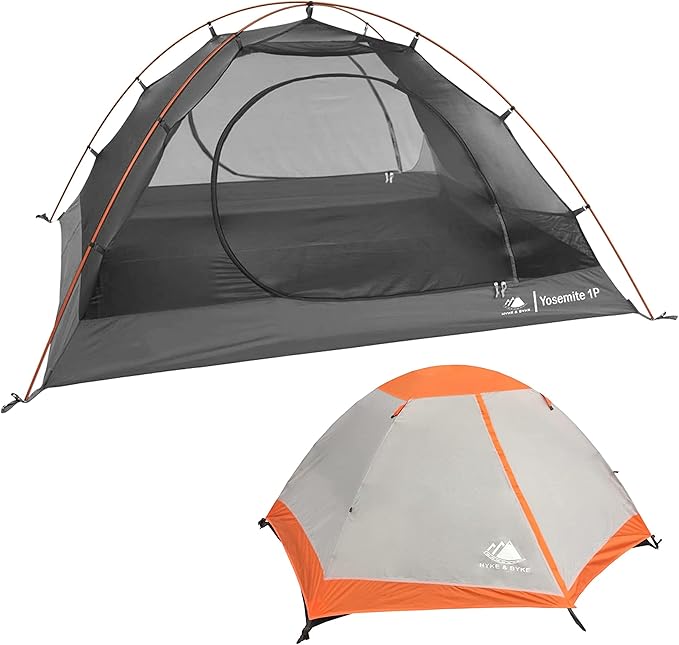Hyke & Byke Yosemite Hiking & Backpacking Tent - 3 Season Ultralight, Waterproof Tent for Camping w/Rain Fly and Footprint...