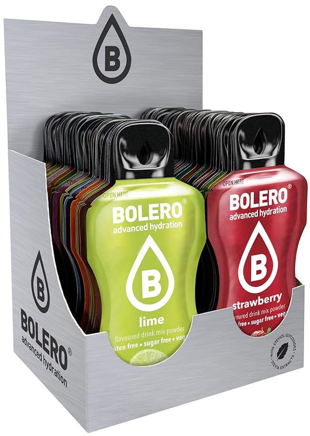 BOLERO Sugar-Free Drink Mix - 64 Variety Fruit Flavored Packets | 64 Travel Ready Hydration Sachets | Zero Sugar, Low Calo...