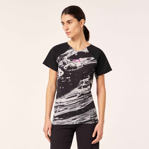 Oakley Womens Seeker Airline Short Sleeve Jersey Tee Green