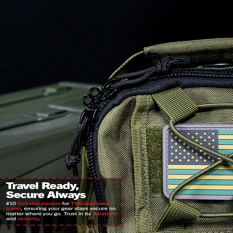 DDT Death Dealer Tactical Night Stalker Small Sling EDC Bag, Color OD Green