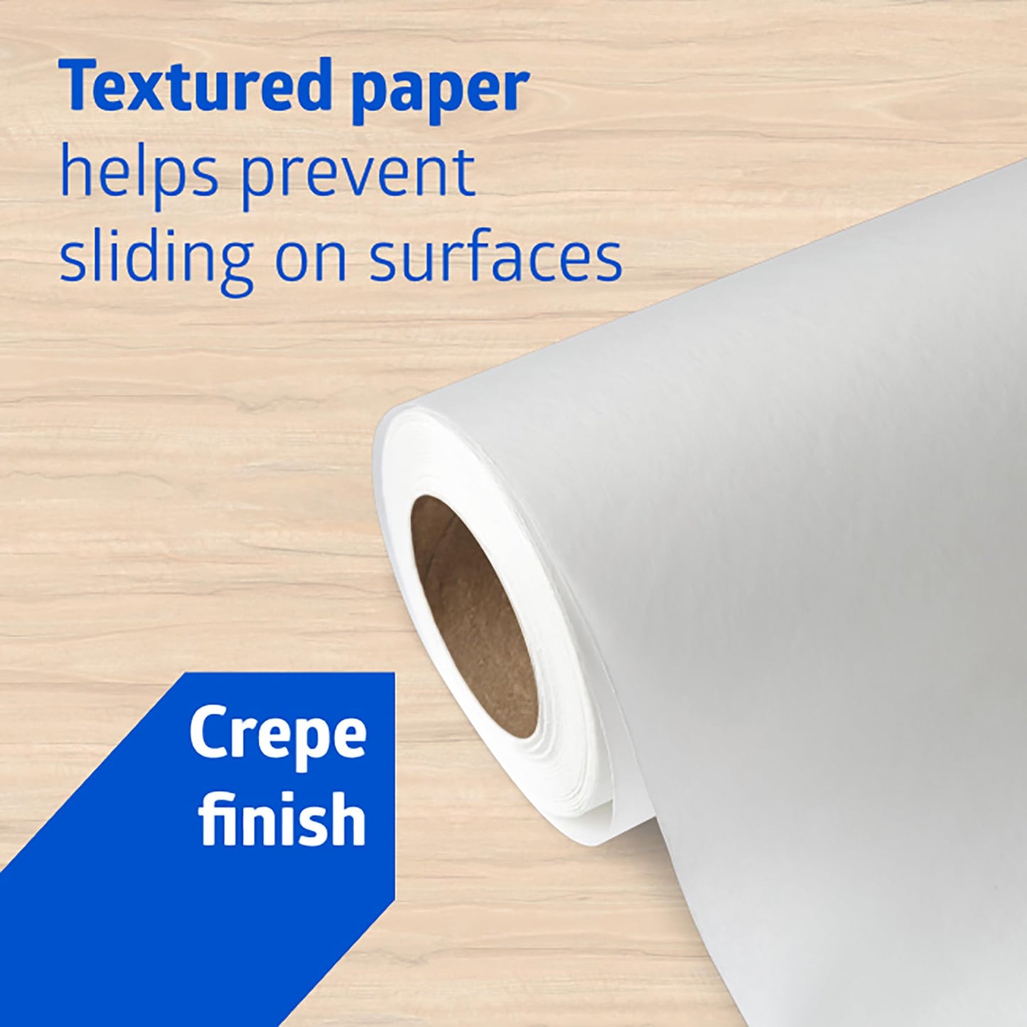 Medline Medical Exam Table Paper, Crepe Table Paper, 21 inches x 125 feet, Case of 12 Rolls