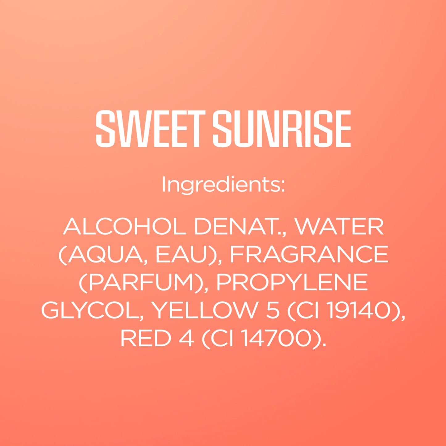 Body Fantasies Signature Fragrance Body Spray, Sweet Sunrise, 8 fl oz (Pack of 2)