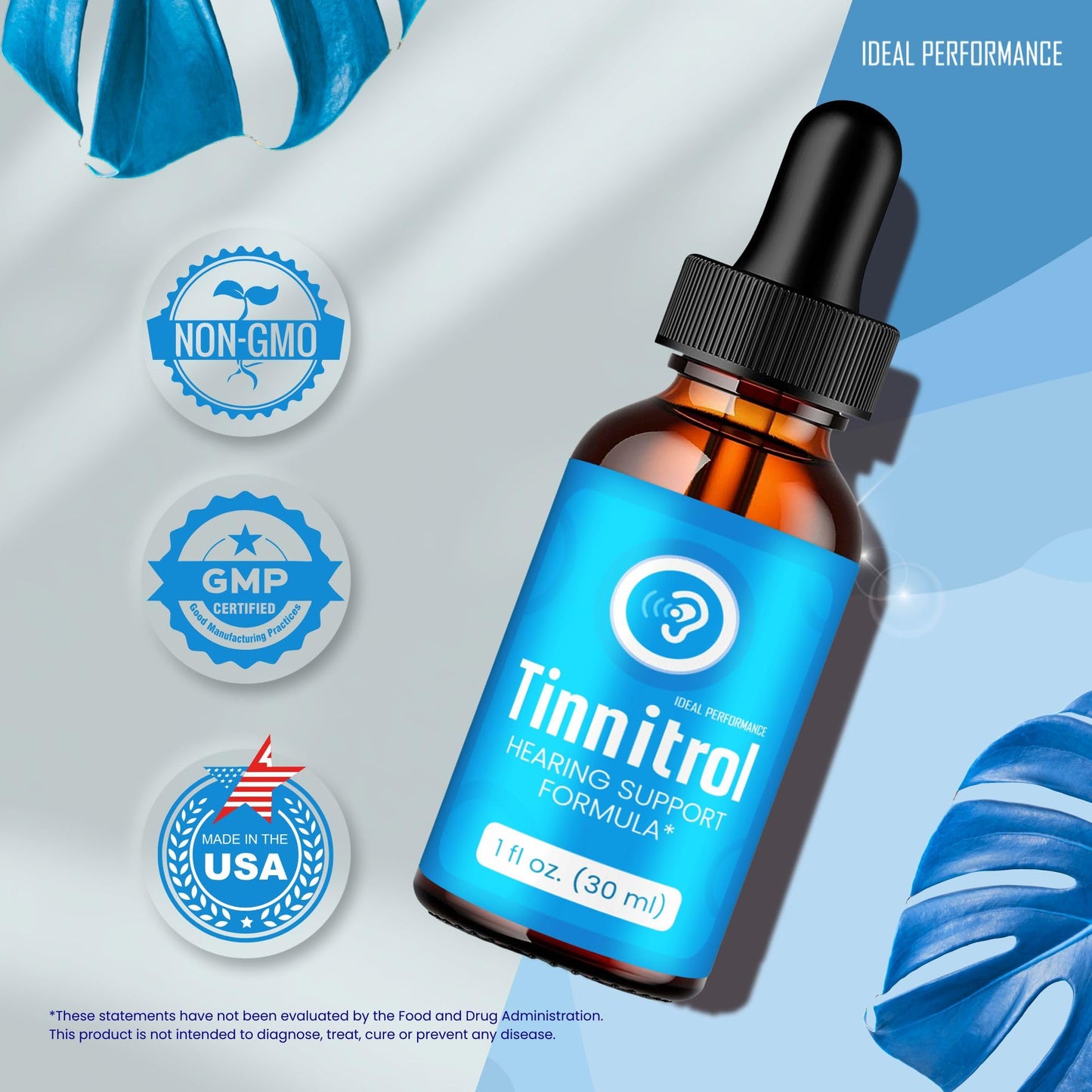 Tinnitrol Tinnitus Drops, Tinnitrol Tinnitus Relief for Ringing Ears, Advanced Ear Health Support Supplement Liquid Drops All Natural for Healthy Ringing Ear, Tinni Trol Reviews (2 Pack)