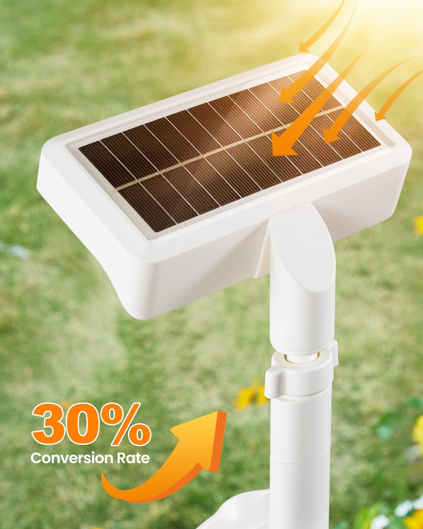 Thumok Clip On Solar Lights Outdoor, Motion Sensor Outdoor Lights, 92 LEDs 600LM Solar Fence Lights Outdoor Waterproof,Security Lights for Fence, Deck, Gutter (2, White-6000K)