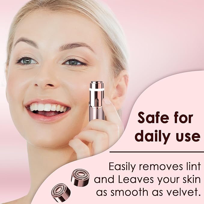 Gurelax Replacement Heads for Facial Hair Remover, Gen 3 Replacement Blades Intended for Flawless Finishing Touch, New Version Upgraded Replacement Blades Refill-Just fit for Gen3 Device