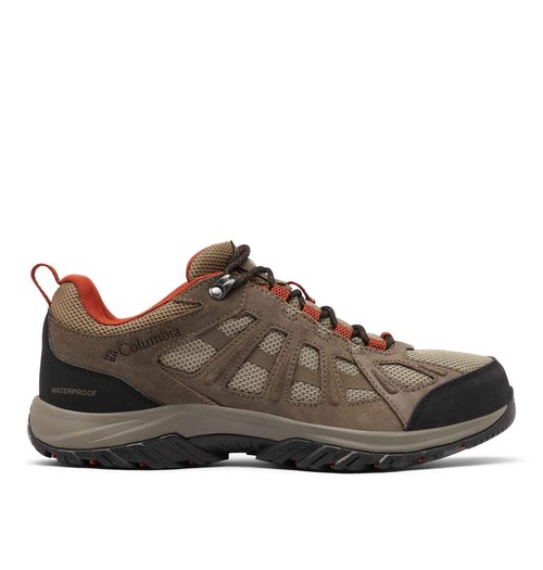 Columbia Men's Redmond III Waterproof, Pebble/Dark Sienna, 11.5 Wide