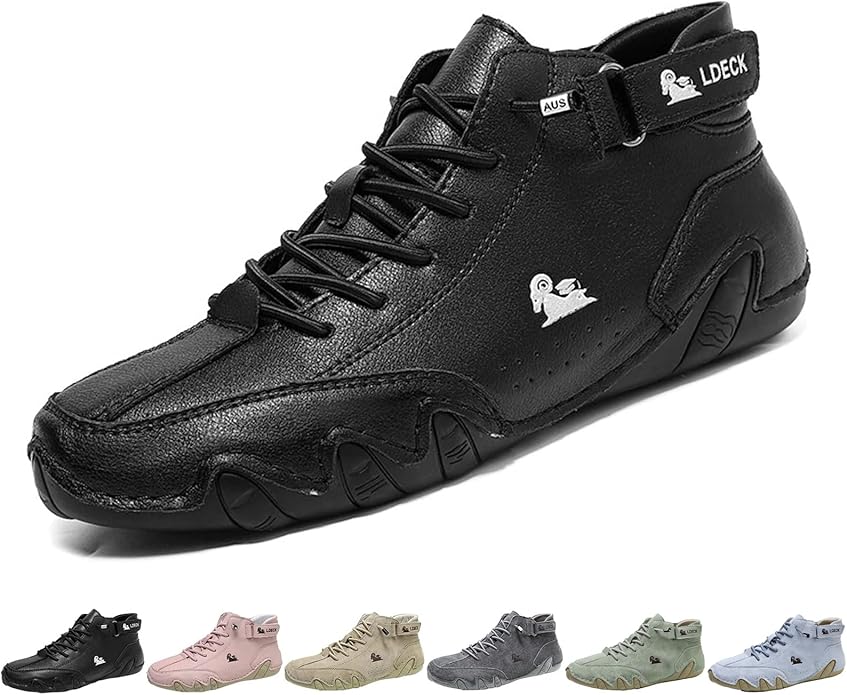 Explorer Waterproof Lightweight Unisex Outdoor Shoes for Hiking Camping & Driving Shoes High Top Chukka Boots Non-Slip Bre...