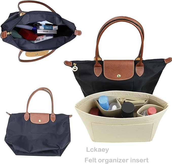 Lckaey bag Organizer Insert for le pliage organizer insert Handbags Organizer1012khaki-M