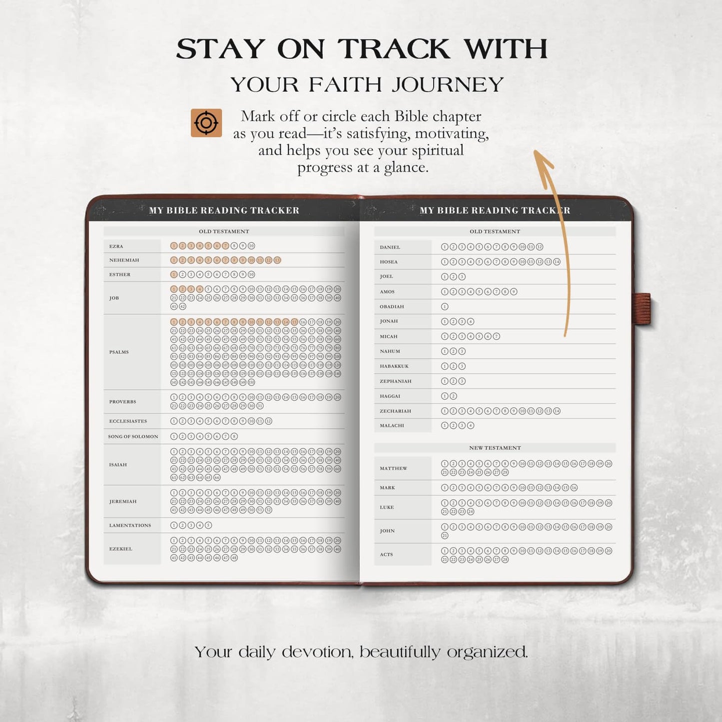 Christian Bible Journal for Men – Premium Eco-Leather Undated Bible Study Notebook, Devotional & Prayer Journal | Perfect Christian Gift for Men | Ideal for Graduation, Pastor, Baptism & Church