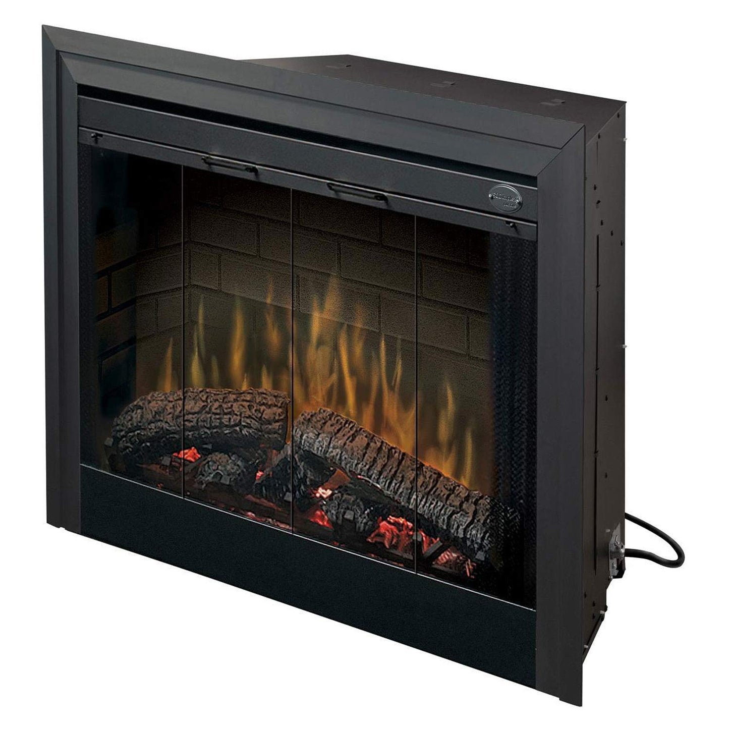 Dimplex BF Series 39" Standard Built-in Electric Firebox (Model: BF39STP), 4915/7170/9220 BTU, 120/208/240 Volt, 1440/2100/2700 Watt, Black