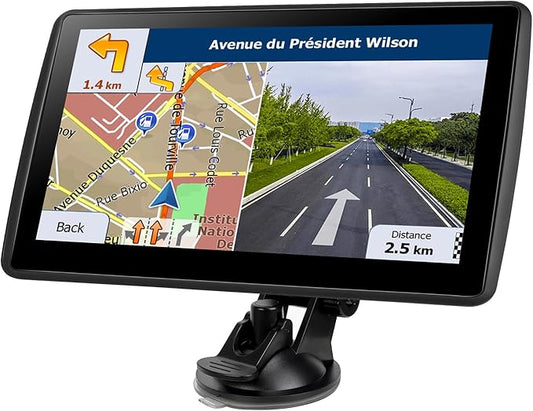 7-Inch GPS Navigator for Car Truck RV with 2026 Maps, Free Lifetime Updates, Voice Guidance, Speed and Red Light Warning, ...