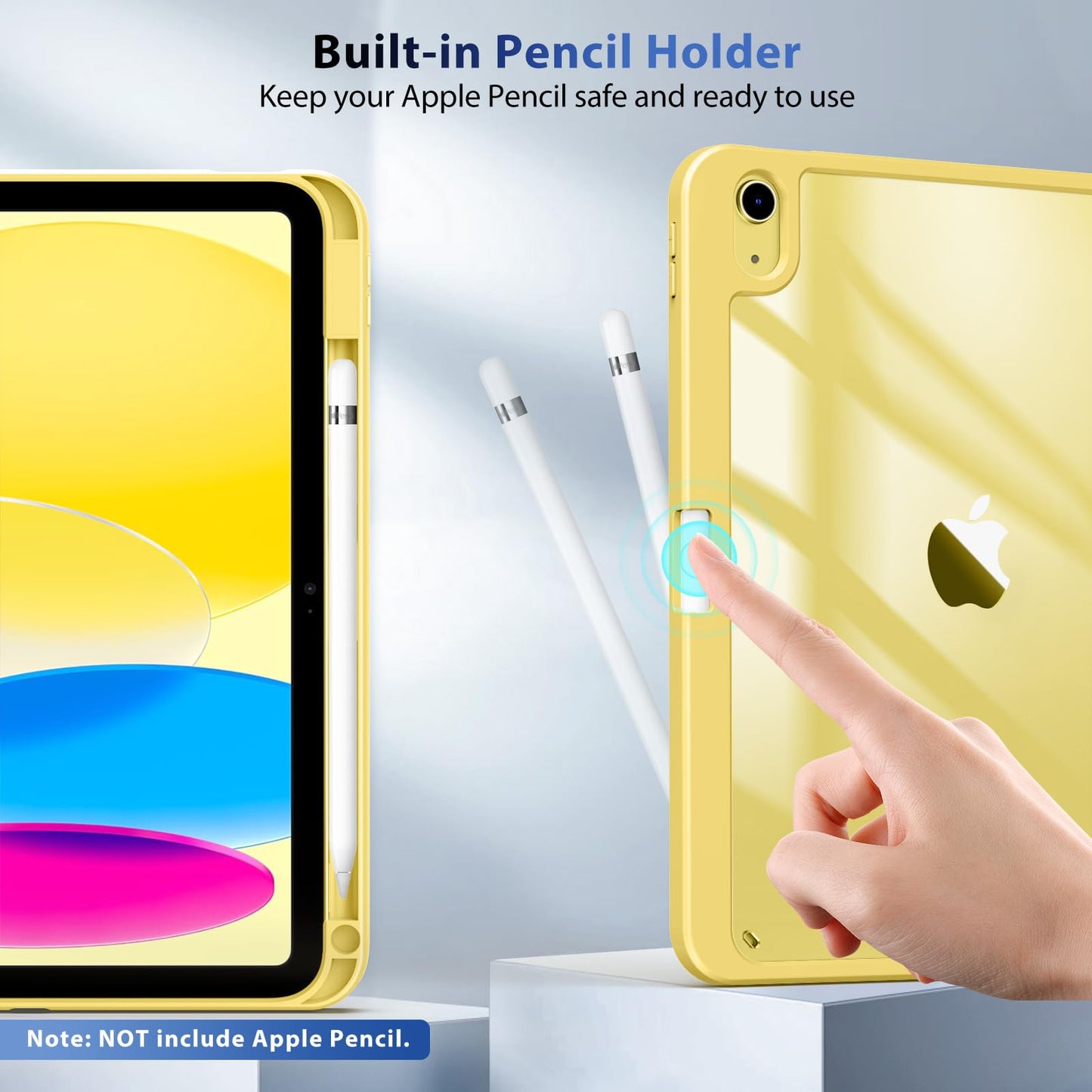 Timovo Case For Ipad (A16) 11Th Generation 11 Inch 2025, Ipad 10Th Generation Case 10.9 Inch 2022 With Pencil Holder,Slim Protec