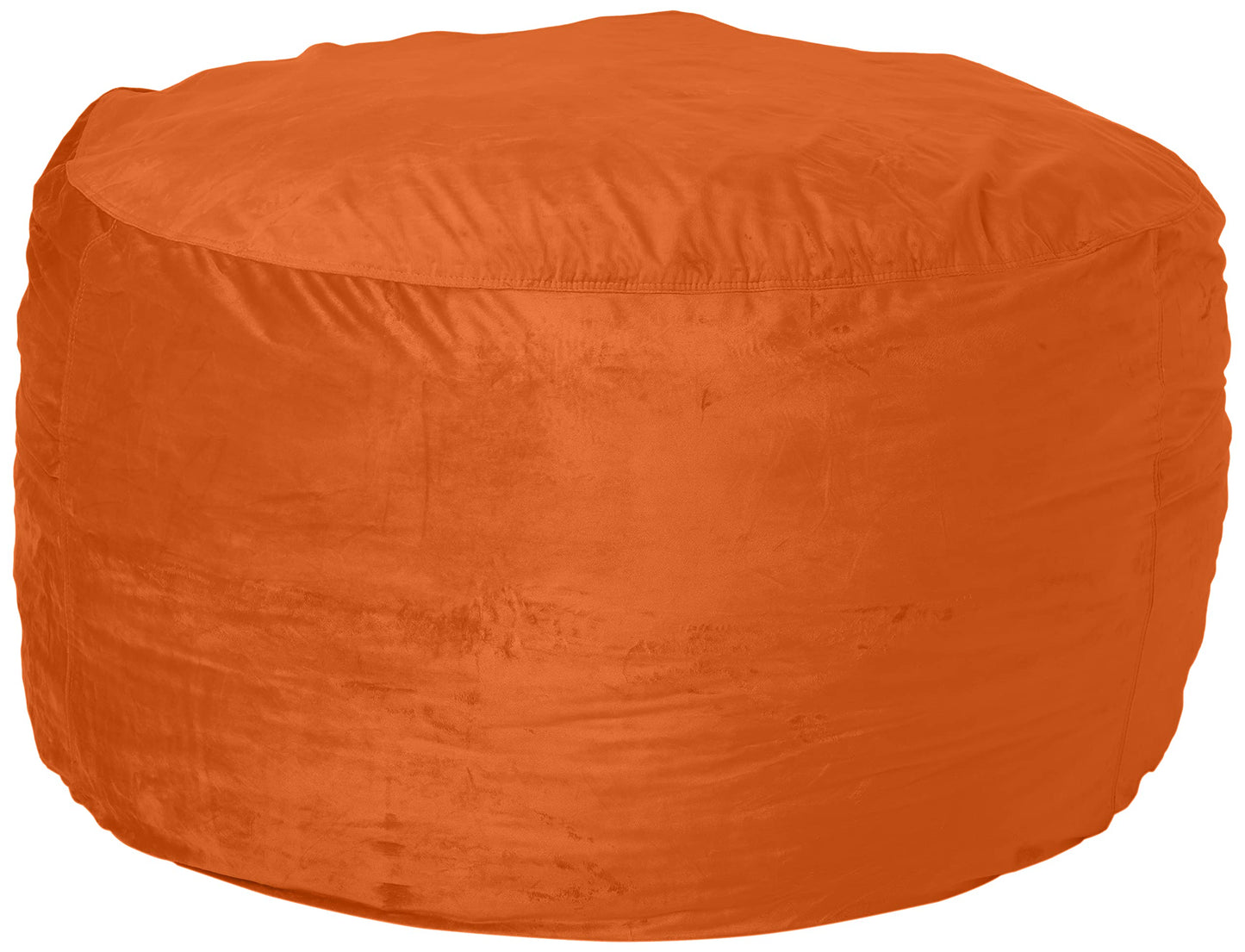 Chill Sack Bean Bag Chair Cover, 5-Feet, Microsuede - Orange