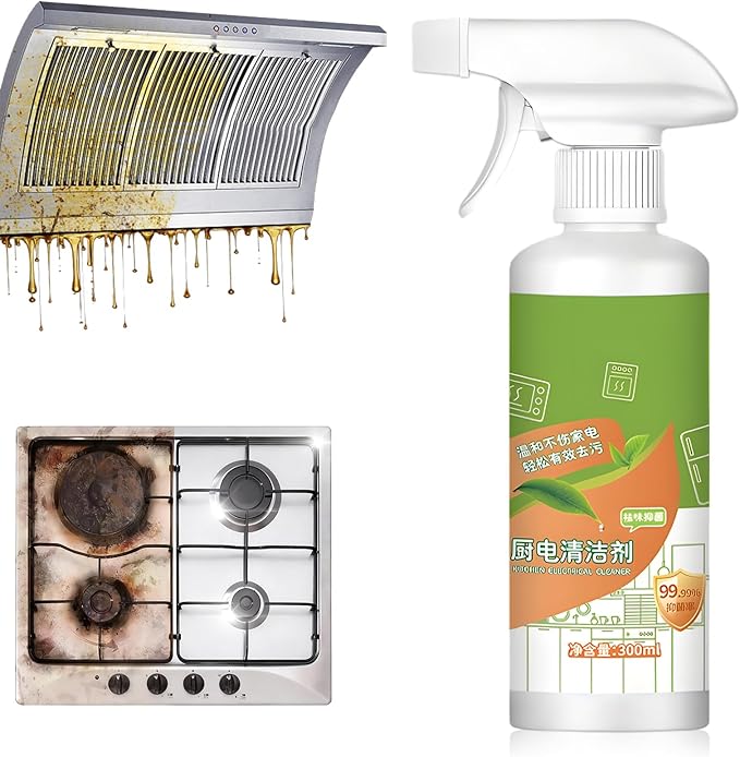 Fly Cleanse Natural Enzyme Formula to Household Appliances,Fly Clease Multi-Purpose Cleaner, Natural Enzyme Formula for Household Appliances, Multi-Purpose Cleaner for Hood, Oven, Stove & More
