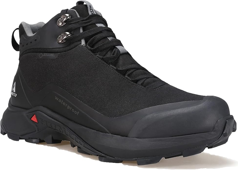 HUMTTO Men's All-Terrain Waterproof Hiking Boots Lightweight Breathable Outdoor Ankle Boots Trekking Hiking Shoes