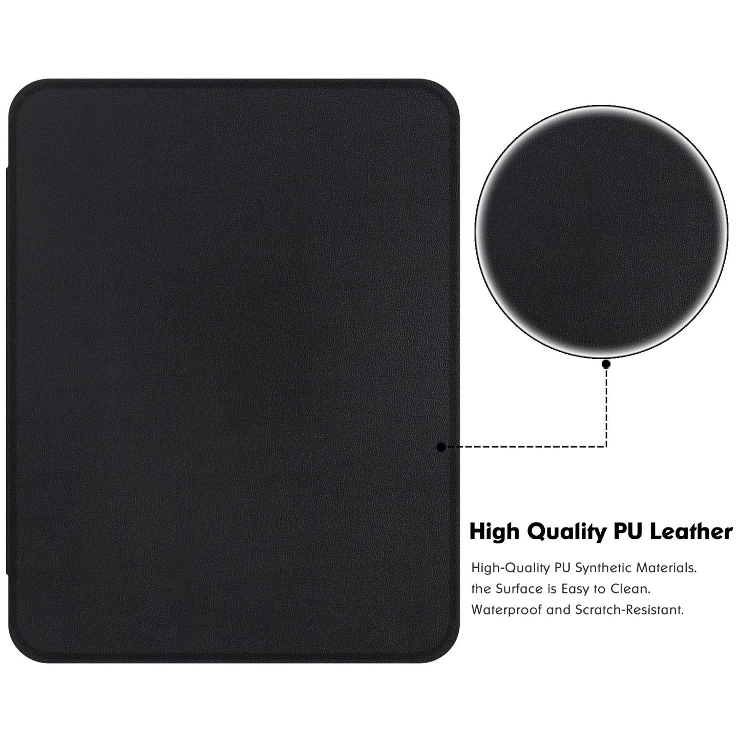 Bozhuorui Case For 7.8  Nook Glowlight 4 Plus (2023) | Slim & Lightweight Design | Book Folio Style | Hard Back Shell | Premium